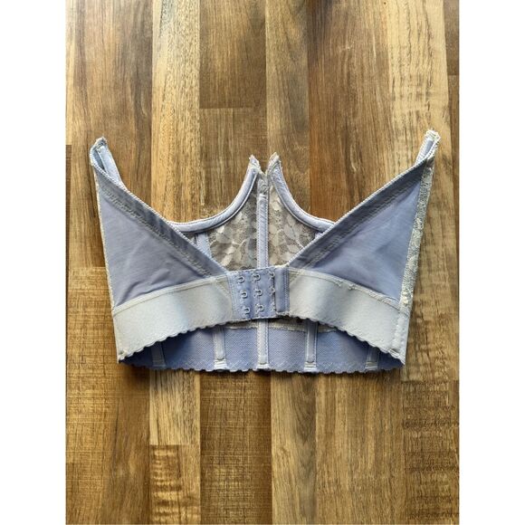 Women’s Vintage Carnival Lace Cinderella Corset Bustier Bra Top size 36C style 2 - Picture 2 of 4